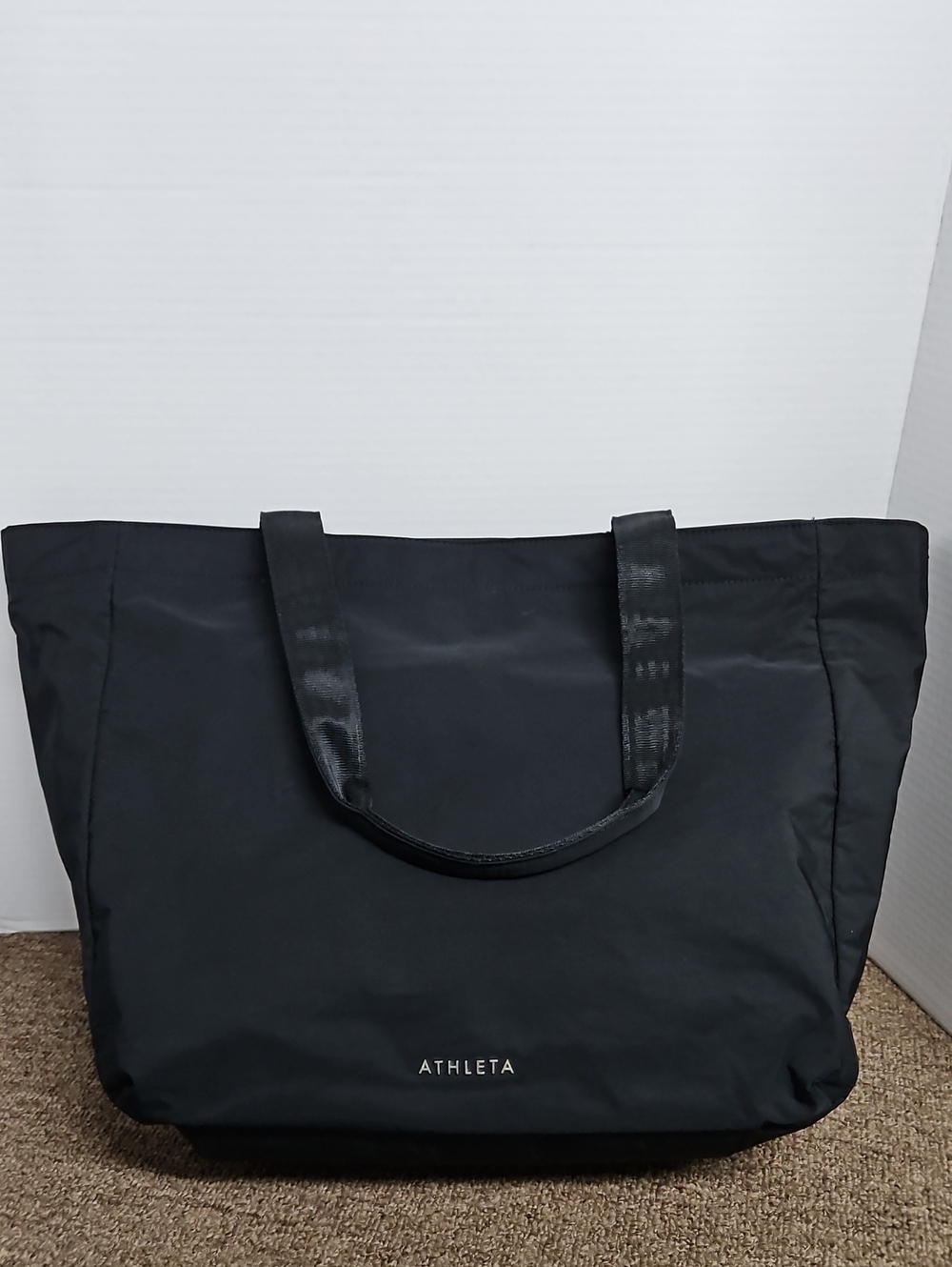 Athleta All About Tote Black Extra Large Size 13" x 15"